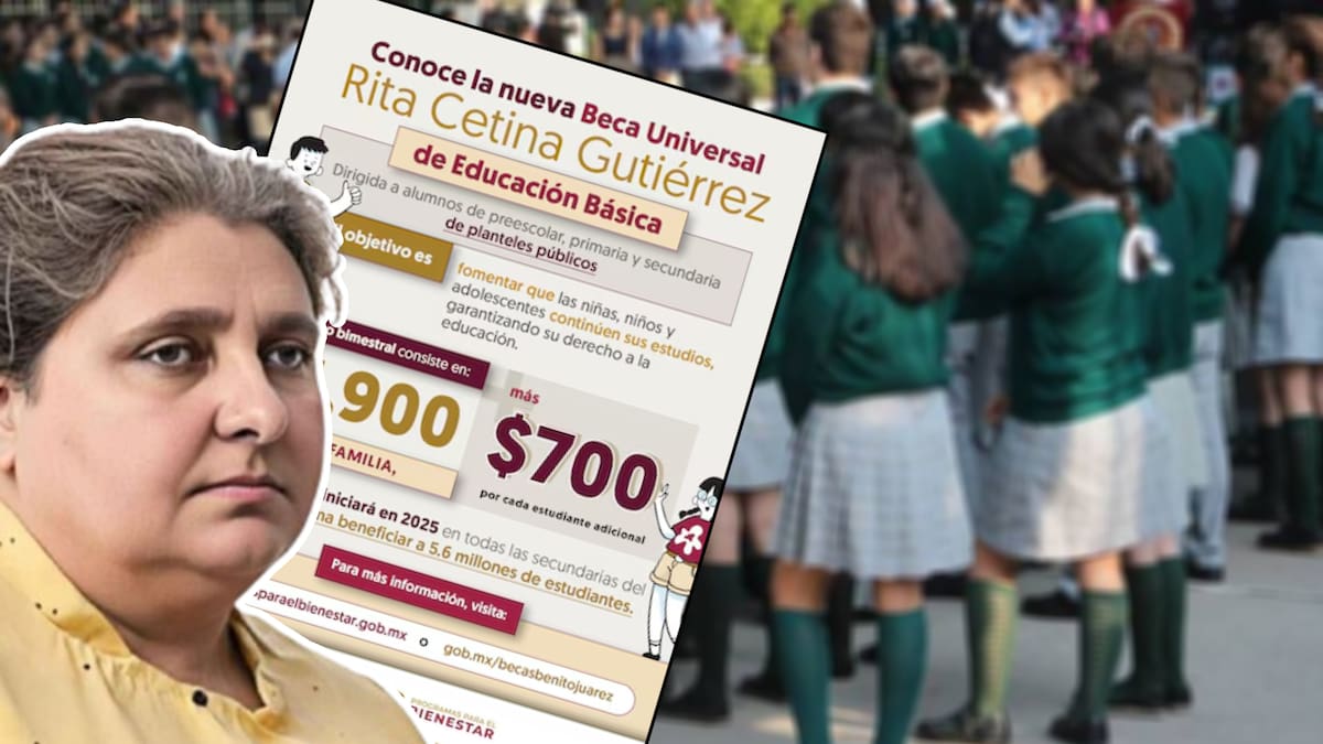 A partir de 2025, la Beca Rita Cetina otorgará $11,400 anuales a estudiantes de secundaria pública en todo México. FOTO: Especial