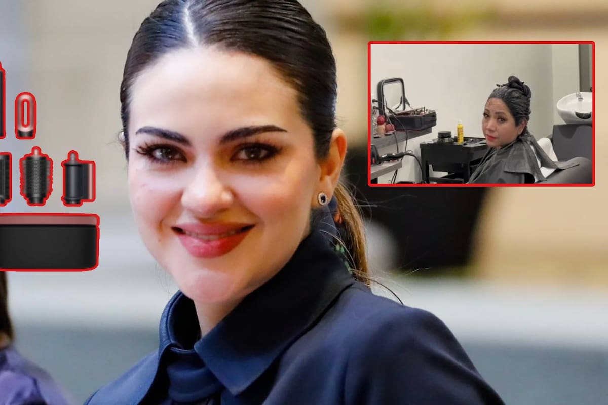 “Tengo una Dyson, me peino en mi casa, y no tengo nada que ver con la película que se montaron”, responde Andrea Chávez