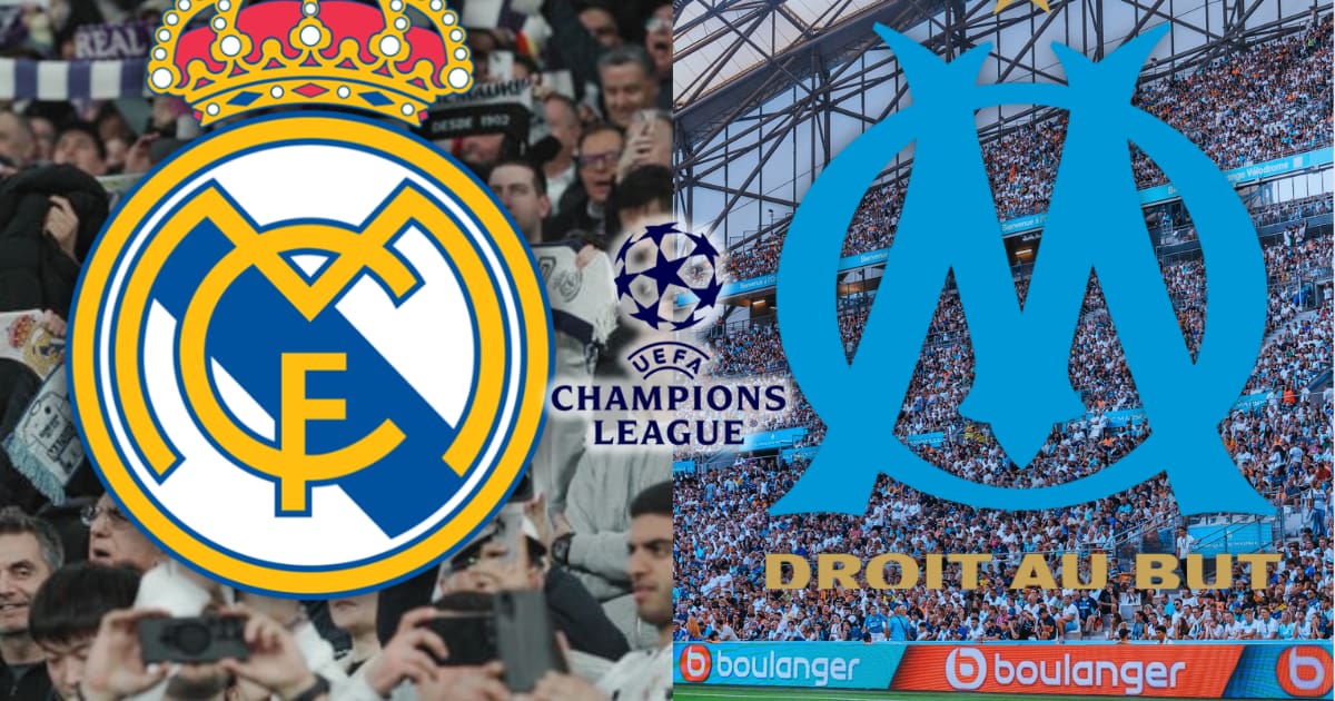 Real Madrid vs Olympique de Marsella - Partido de Champions League EN ...