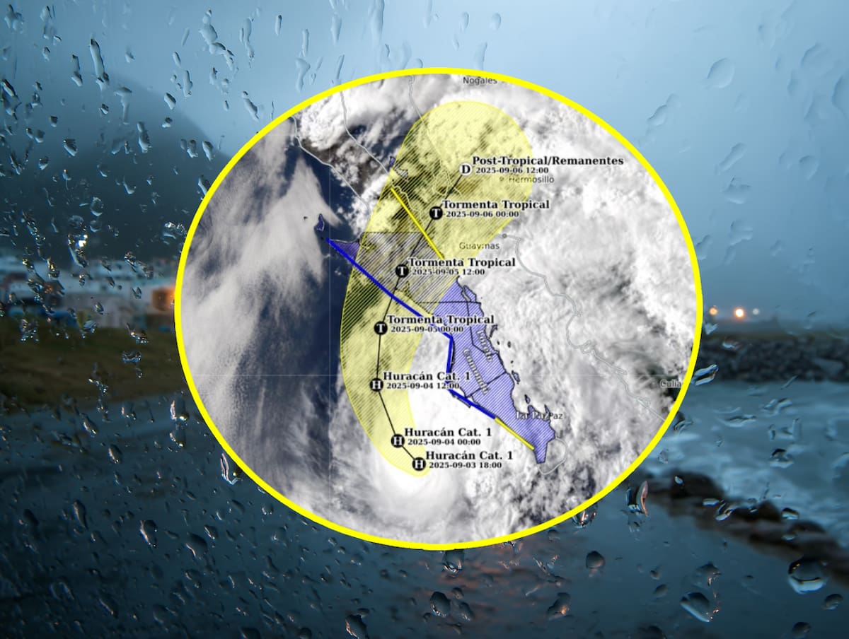 Bahía de Kino se mantiene en Alerta Azul por el lejano paso del huracán Lorena. El fenómeno, ya debilitado, generará lluvias fuertes y oleaje alto (hasta 3 m) a partir del jueves.