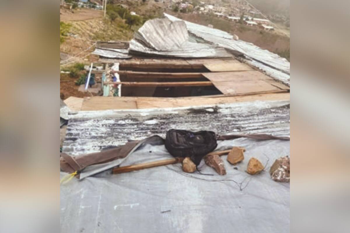 Deja fuerte tormenta en Nogales a varias familias damnificadas