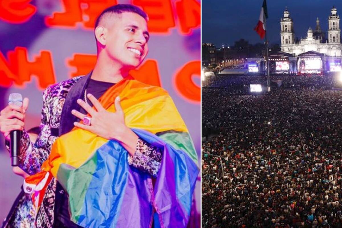 Jhonny Caz se impacta por la cantidad de gente que fue al Zócalo a ver a Grupo Firme