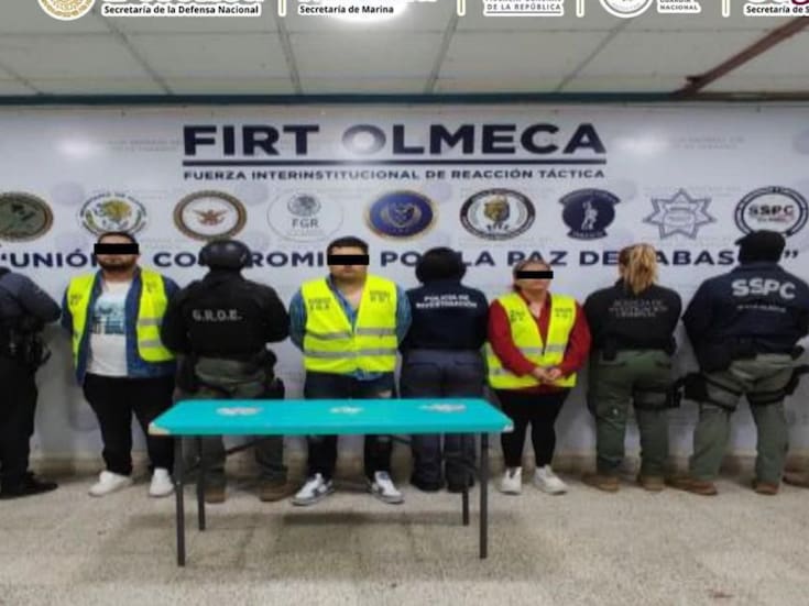 Capturan a “Luki”, jefe de plaza del CJNG en Macuspana, Tabasco; autoridades detuvieron a tres personas con droga