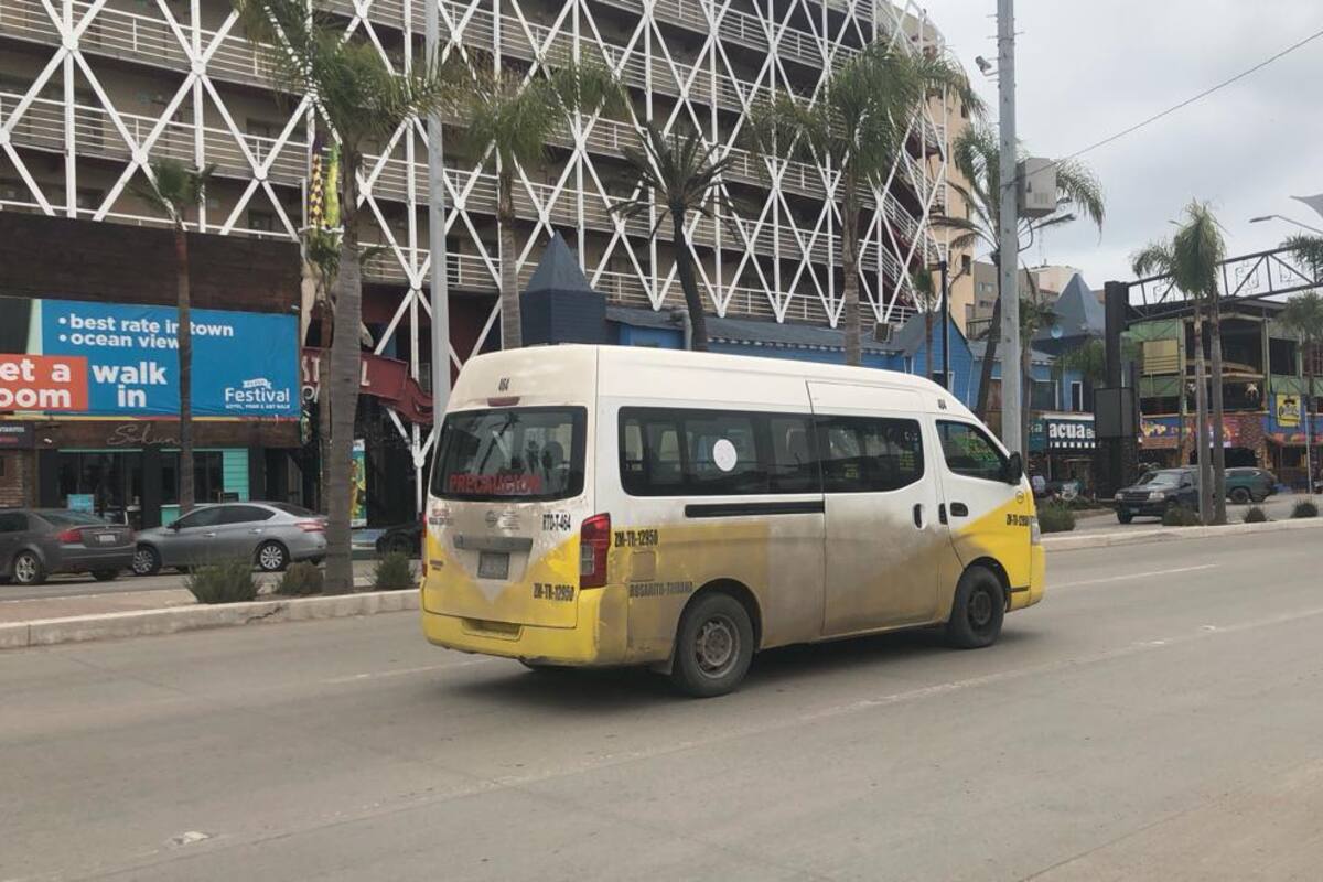 El sector más golpeado por la pandemia son los taxistas de Rosarito