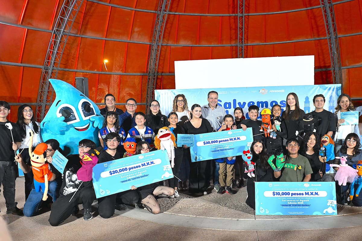 Reconocen talento juvenil en Hermosillo con concurso Salvemos el AguaH