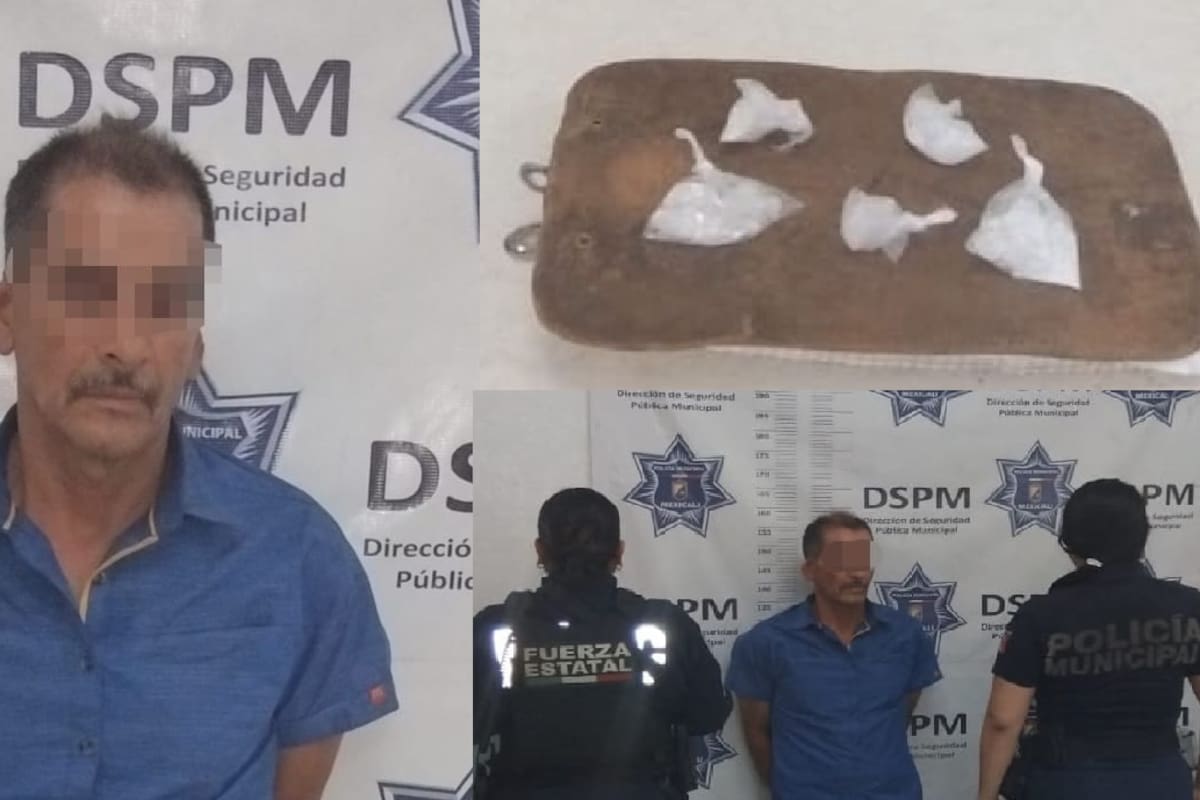 Lo paran por pasarse la luz roja y le encuentran droga en el asiento
