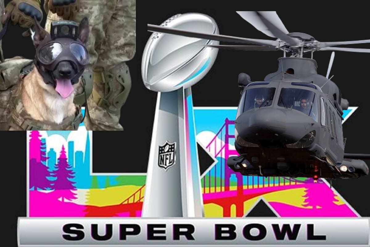 Super Bowl LX: Despliegan helicópteros, perros antibomba y más de 35 agencias de seguridad; autoridades aseguran que no hay amenazas creíbles, pero mantienen vigilancia aérea y terrestre