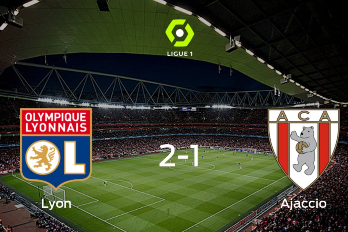 Triunfo de Olympique Lyon por 2-1 frente a AC Ajaccio
