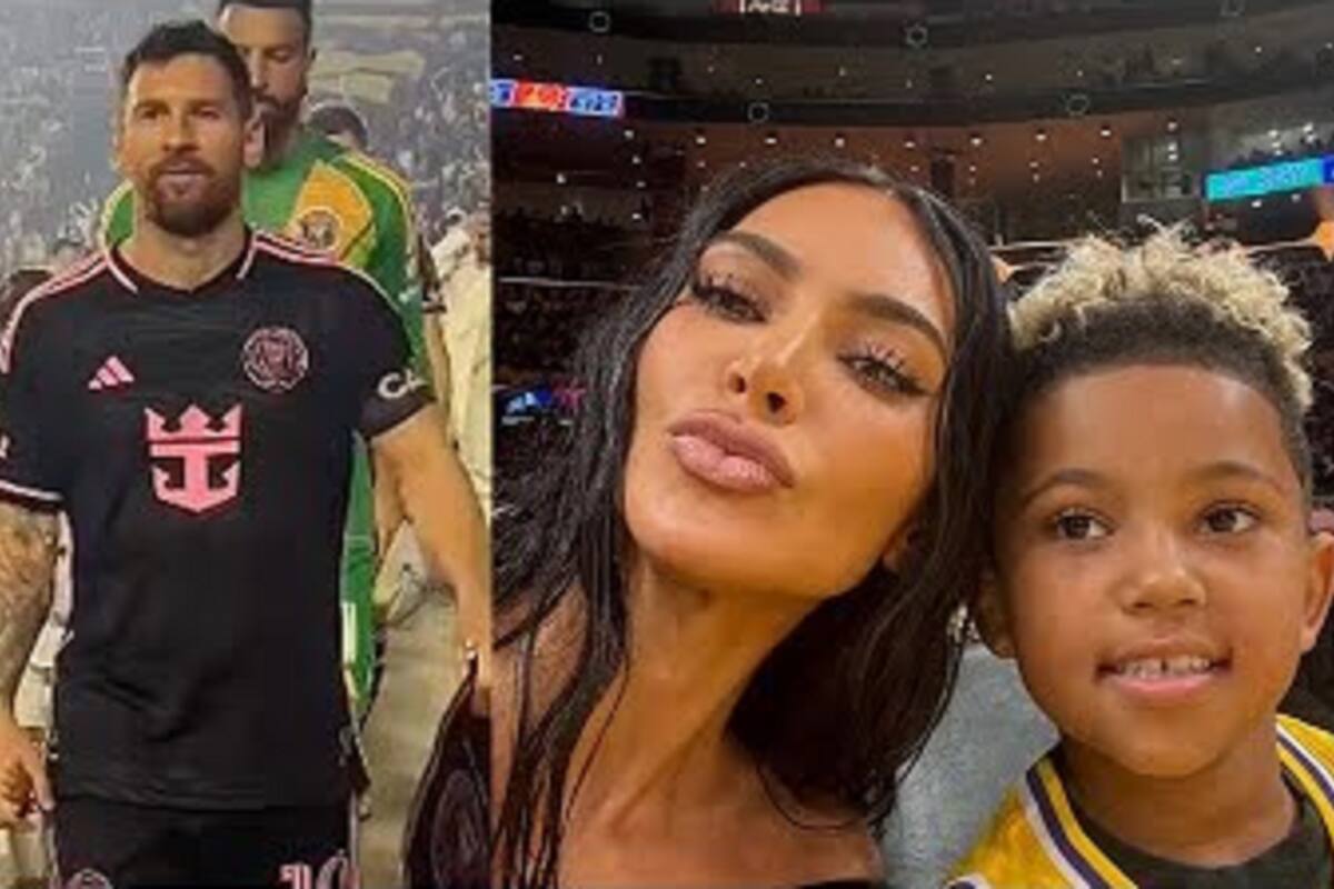 Acusan a Kim Kardashian de usar influencias para que su hijo acompañara a Messi