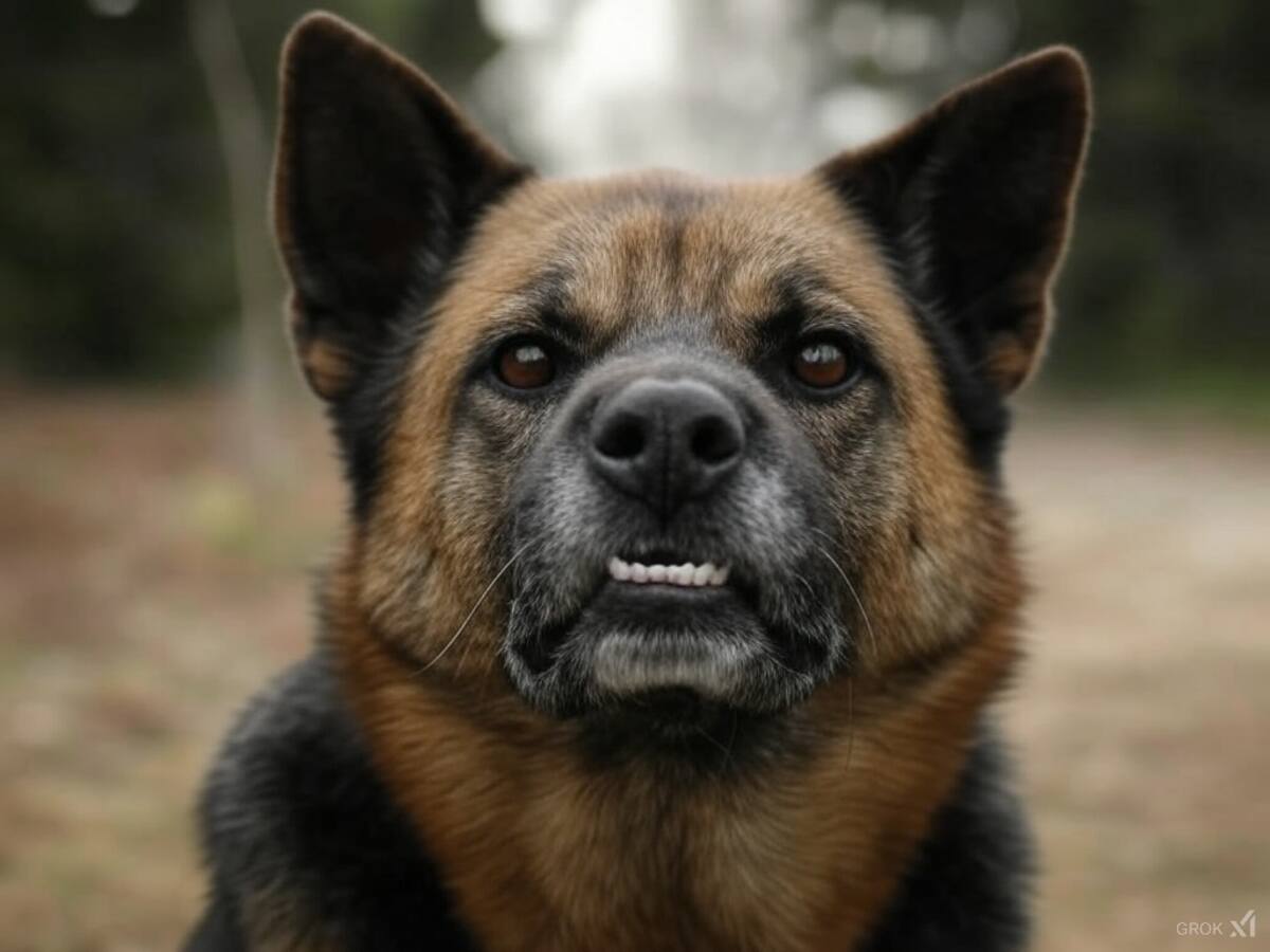 Los dos perros también murieron a consecuencia de los disparos. Foto: Grok.