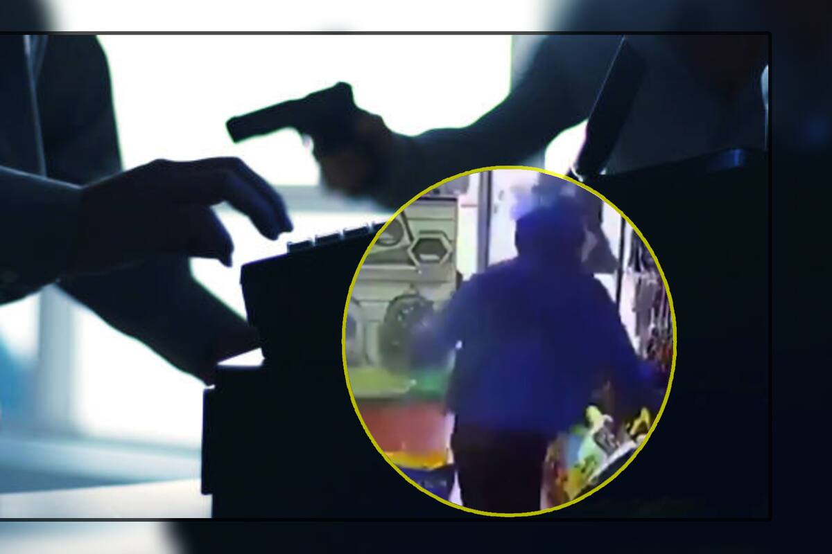 VIDEO: Asaltantes intentan robar negocio de una mujer, pero ella los espanta echándoles agua hirviendo