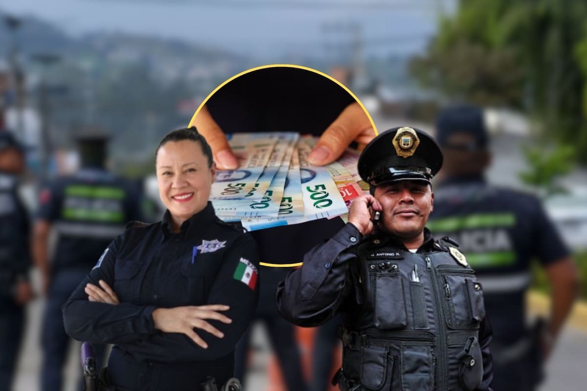 Este es lo que gana al mes un policía estatal o municipal en México