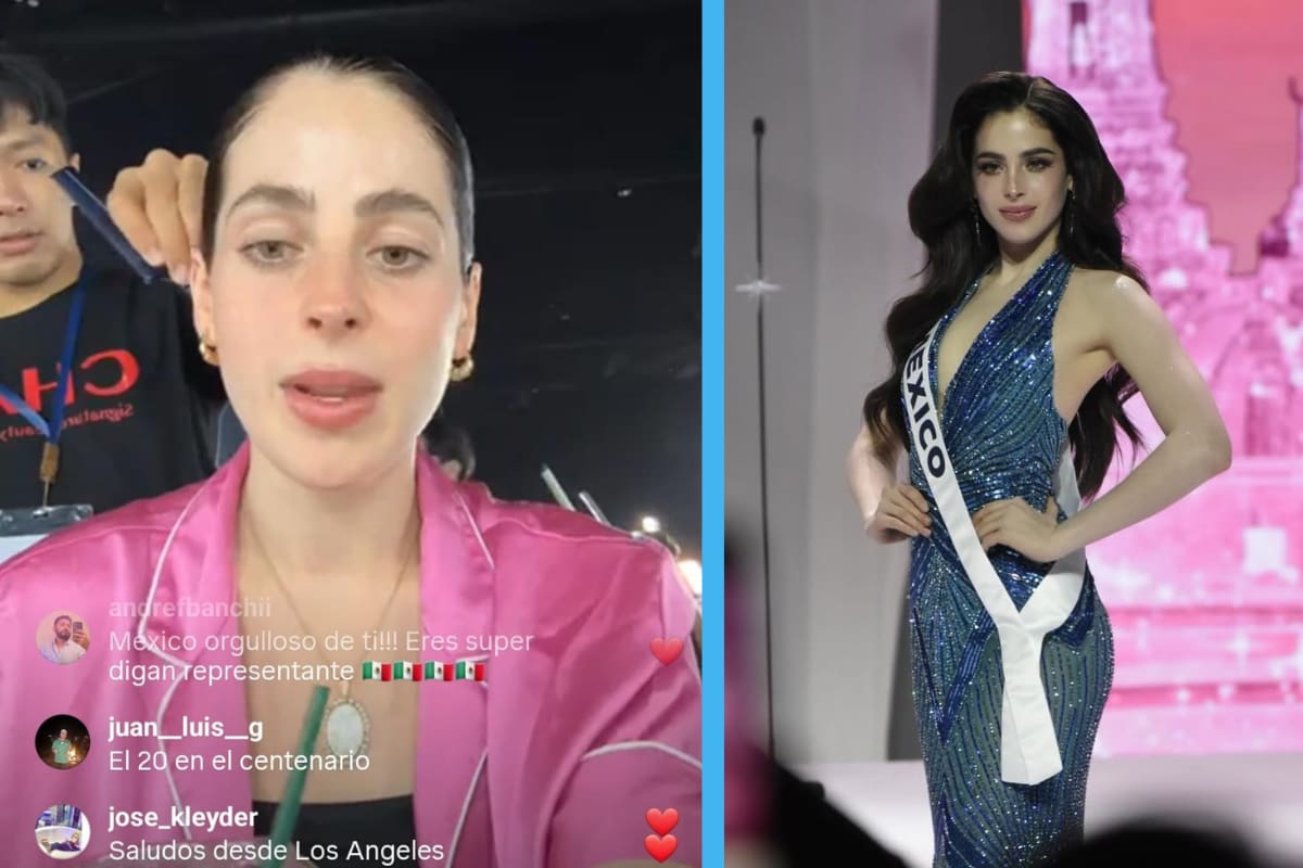 Fátima Bosch realiza live antes de los preliminares de Miss Universo 2025: “Los voy a hacer sentir orgullosos”
