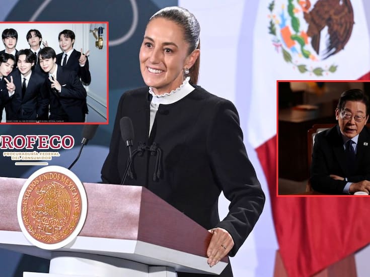 Claudia Sheinbaum confirmó que el presidente de Corea respondió su carta sobre más conciertos de BTS en México, mientras Profeco inició un procedimiento contra Ticketmaster y y exhortó a plataformas de reventa a cumplir la ley