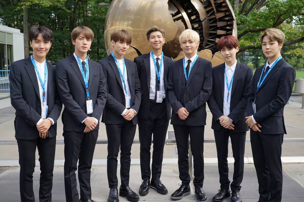 La banda coreana se unió a la Directora Ejecutiva de UNICEF y entregaron un potente y emocionante mensaje para toda la juventud en la 75º Asamblea General de las Naciones Unidas. | Foto: UNICEF 2020.