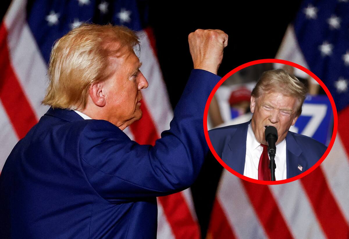 Donald Trump estuvo involucrado en un intento de asesinato el domingo en su campo de golf en Palm Beach. El FBI informó que un sospechoso armado con un AK-47 fue visto por el Servicio Secreto, lo que llevó a un intercambio de disparos. Foto: EFE y Reuters