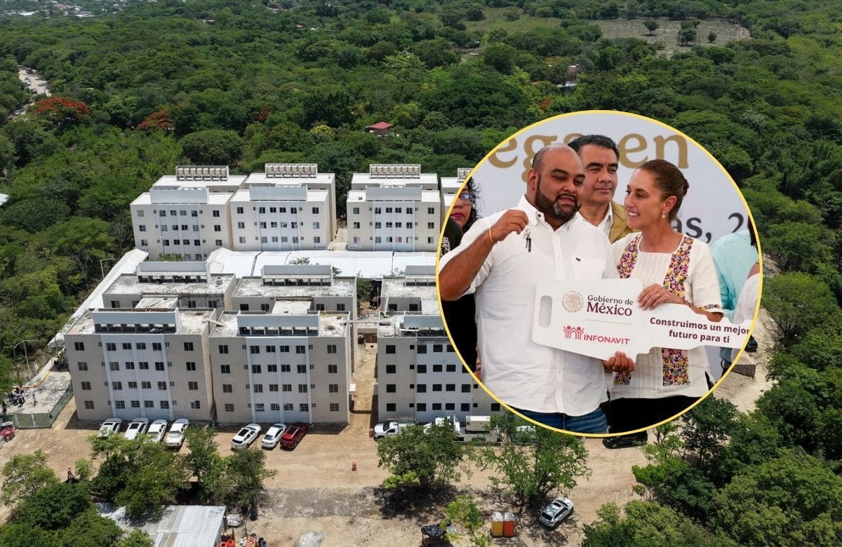 Claudia Sheinbaum afirmó en Chiapas que Vivienda para el Bienestar aportará cerca de 1% al PIB y beneficiará a 30 millones de personas durante su gobierno. | Foto: Presidencia