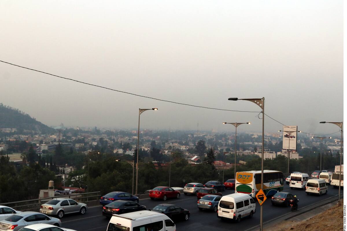 "No es nublado, es tanta mugre, suciedad del aire"