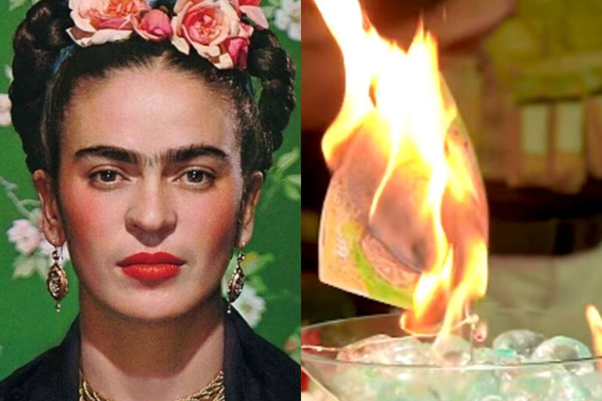Millonario presume quemar obra de Frida Kahlo para venderla como NFT