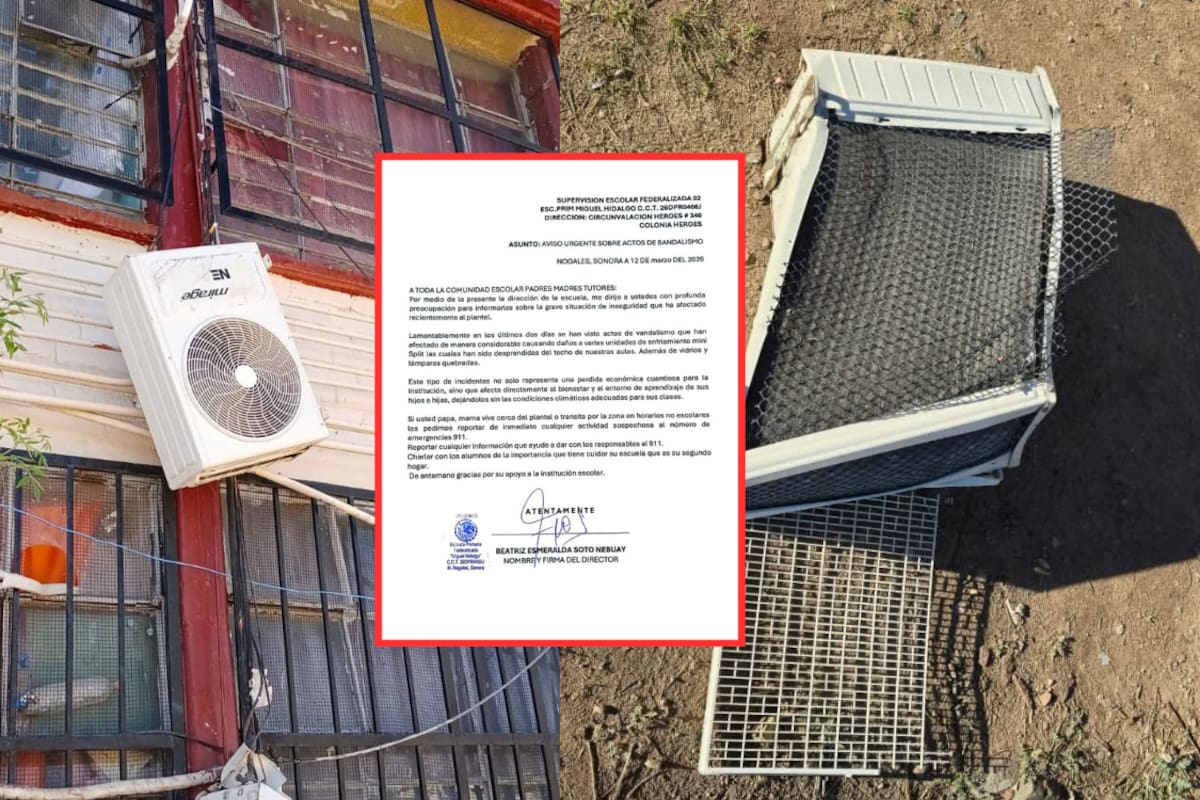 Vandalizan escuela primaria de Nogales