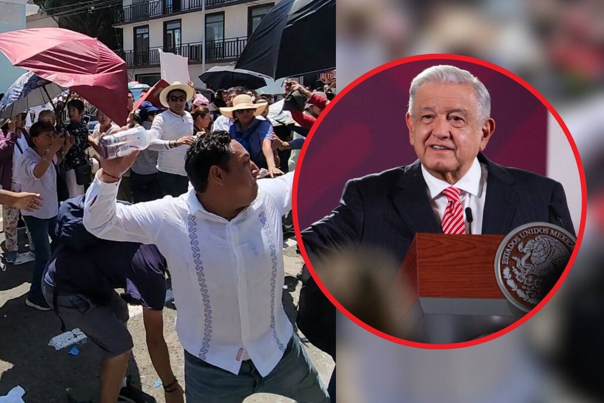 Jorge Cedillo aclara incidente con botella de agua en Veracruz “Yo no soy quien agredió al Presidente”