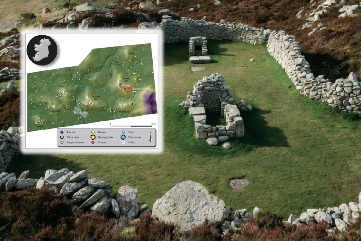 Arqueólogos descubren en Irlanda uno de los asentamientos fortificados prehistóricos más grandes conocidos