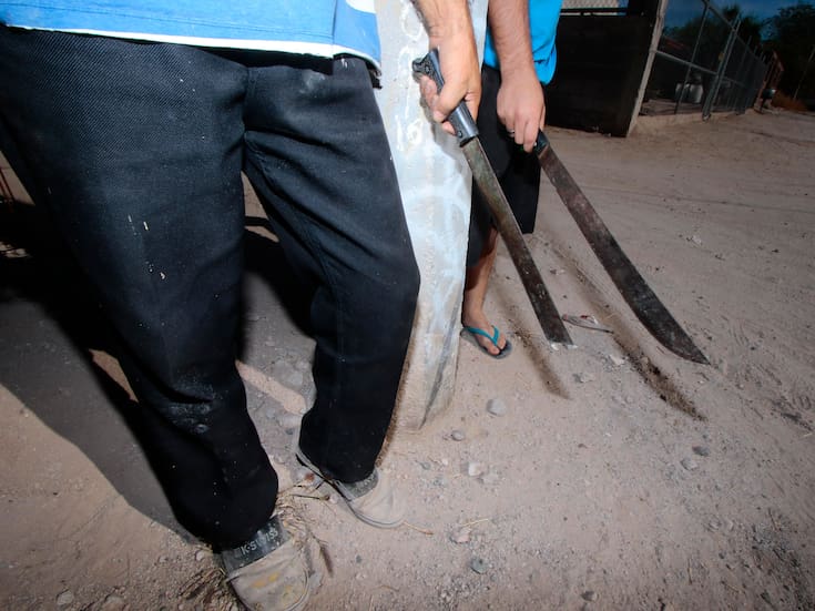“Macheteros” atacan a menor al Norte de Hermosillo; un joven que intentó defenderlo también resultó lesionado
