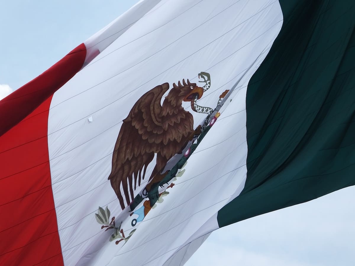 Bandera de México.