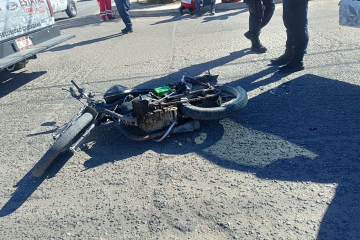 Motociclista muere tras choque en el ejido Colima