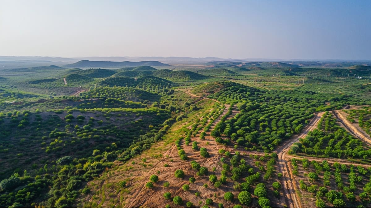 Desde finales de la década de 1970, China desarrolla el Cinturón Forestal de las Tres Regiones del Norte, conocido como la Gran Muralla Verde