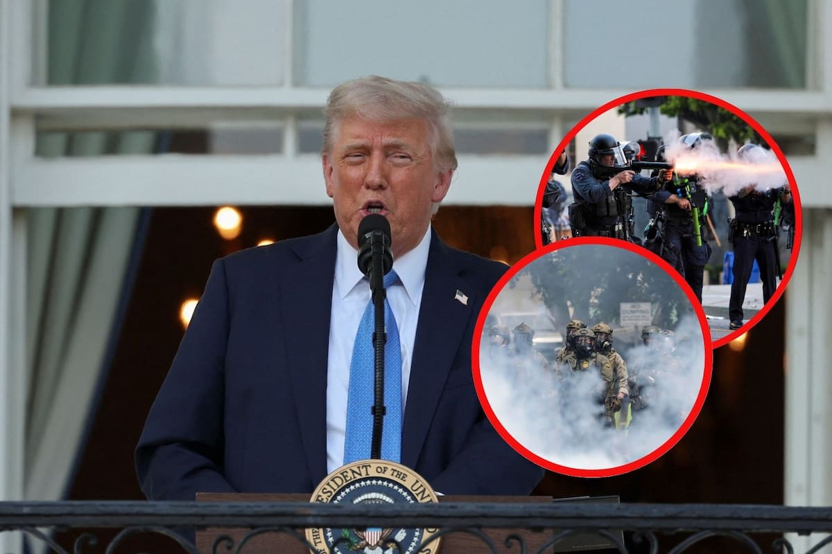 Trump lanza advertencia sobre posibles protestas en desfile militar que será celebrado en su cumpleaños: Serán respondidos con “fuerza muy grande”