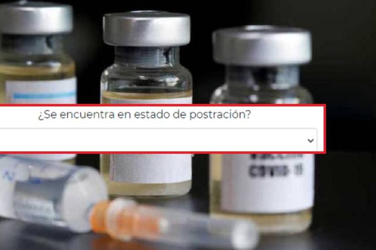 Qué es postración: Registro para vacunación contra Covid genera preguntas