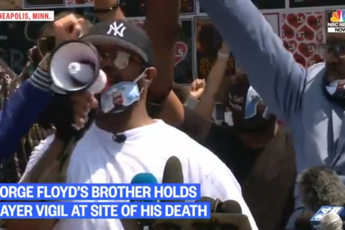 "Dejemos de pensar que nuestra voz no importa y voten": Hermano de Floyd pide protestas pacíficas