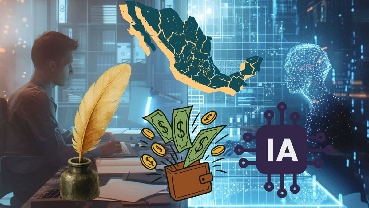 Escritores en México proponen cobrar regalías a empresas de inteligencia artificial por usar obras sus literarias, musicales y audiovisuales para entrenar sus sistemas