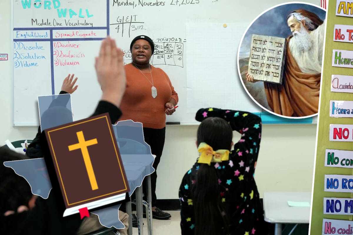 Familias demandan ley de Texas que obliga a colocar los Diez Mandamientos en aulas escolares