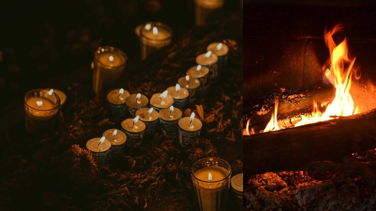 Las autoridades recomiendan no dejar veladoras, estufas u otras fuentes de fuego sin supervisión, para evitar tragedias similares. Foto: Pexels.