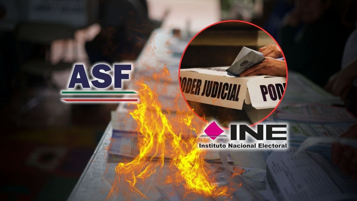INE gastó 775 millones de pesos del dinero público en la impresión de 600 millones de boletas para la elección judicial de 2025, pero destruyeron el 86.8% por baja participación (672 millones de pesos del erario “tirados a la basura”); ASF ordenó investigar irregularidades en los contratos y abrir 4 procesos contra funcionarios por posibles responsabilidades