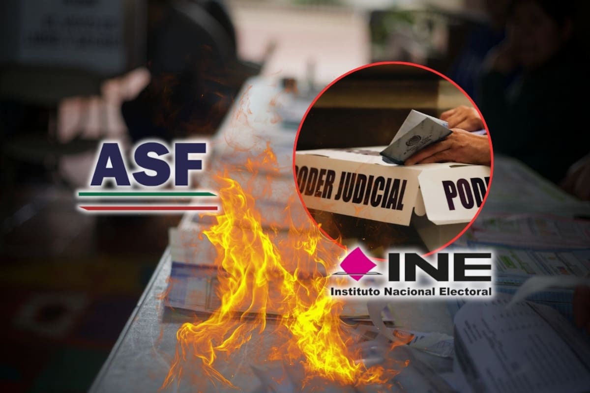 INE gastó 775 millones de pesos del dinero público en la impresión de 600 millones de boletas para la elección judicial de 2025, pero destruyeron el 86.8% por baja participación (672 millones de pesos del erario “tirados a la basura”); ASF ordenó investigar irregularidades en los contratos y abrir 4 procesos contra funcionarios por posibles responsabilidades