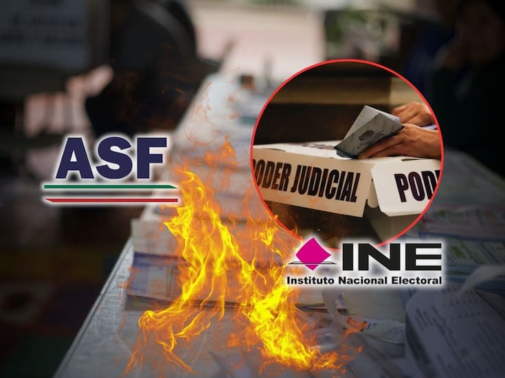 INE gastó 775 millones de pesos del dinero público en la impresión de 600 millones de boletas para la elección judicial de 2025, pero destruyeron el 86.8% por baja participación (672 millones de pesos del erario “tirados a la basura”); ASF ordenó investigar irregularidades en los contratos y abrir 4 procesos contra funcionarios por posibles responsabilidades