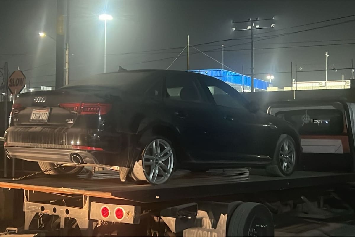 Aseguran vehículo con reporte de robo en cateo