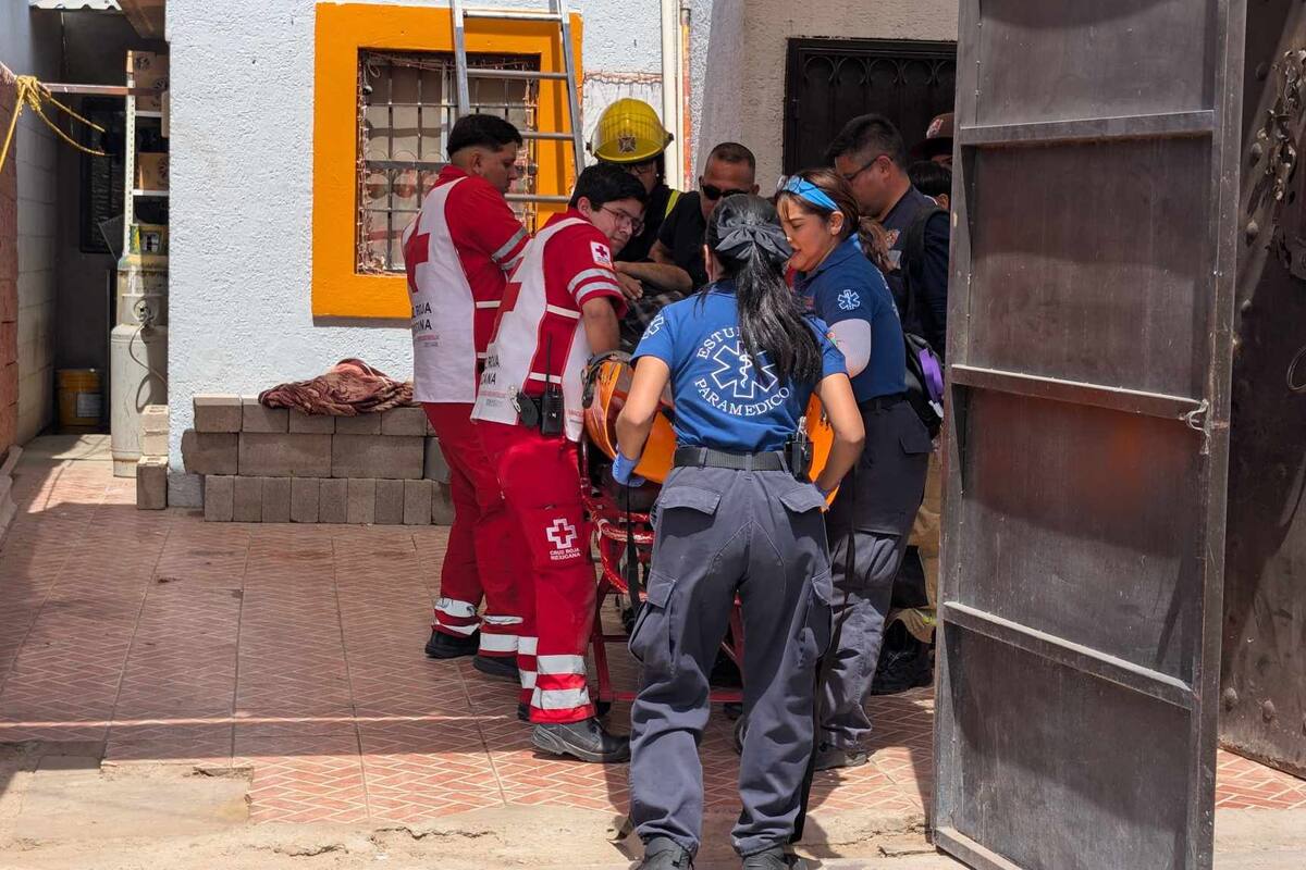 Accidente en construcción deja a hombre lesionado en Hermosillo