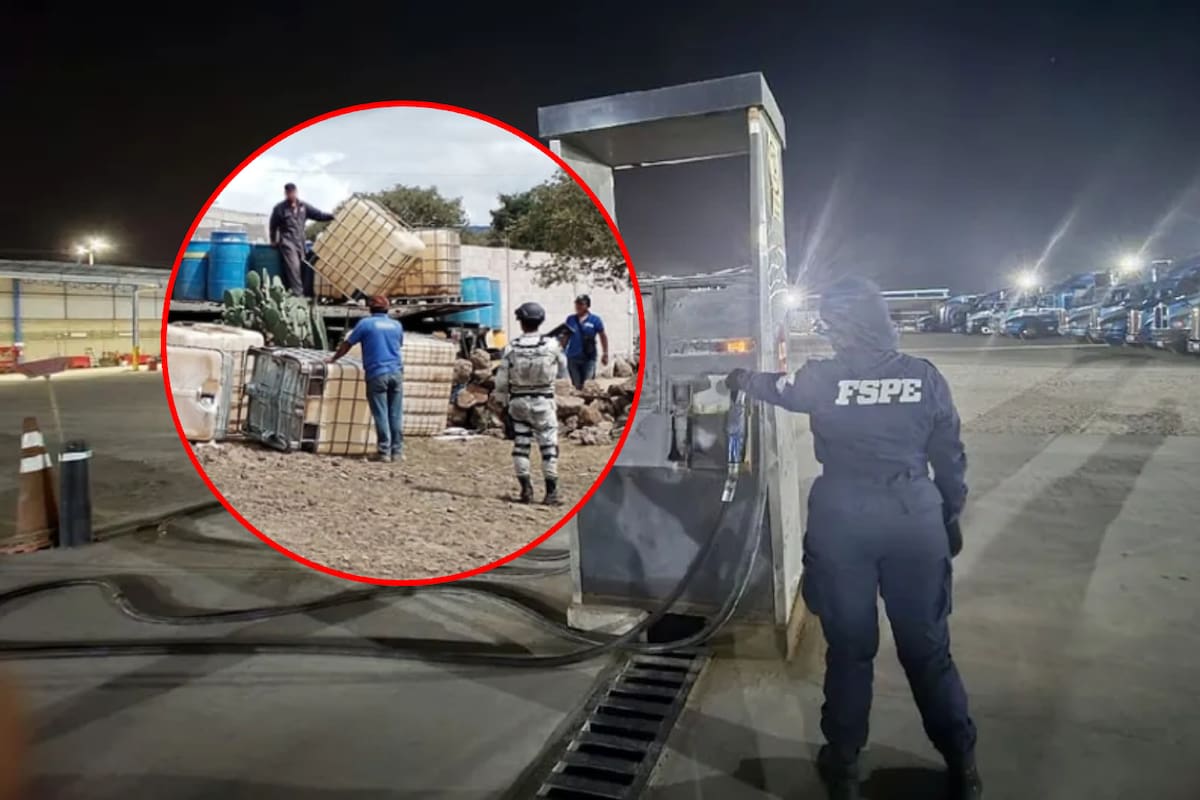 Destruyen centro clandestino de huachicol en León y decomisan más de 23 000 litros de gasolina