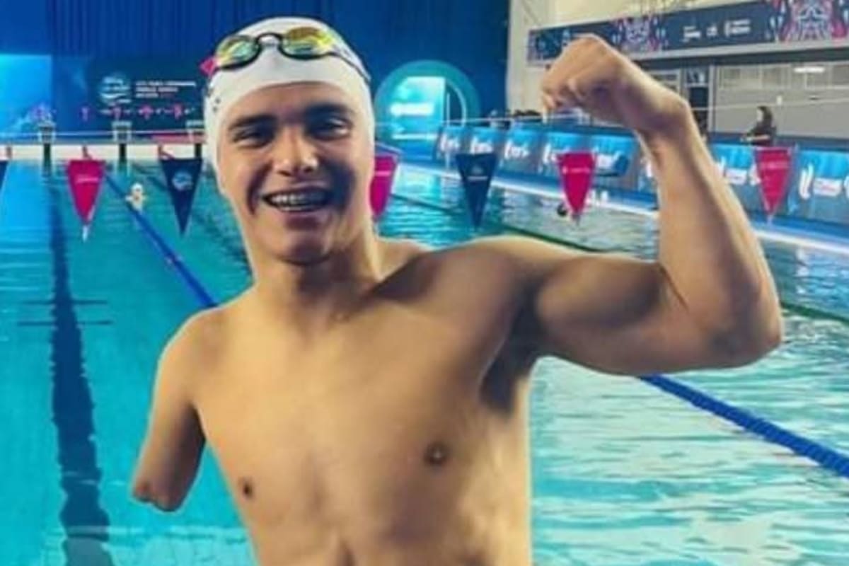 Paratleta cachanilla va por el triunfo en Campeonato Nacional de Natación