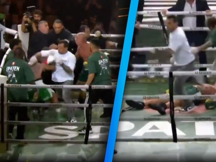 Pelea de box termina en campal: Wanderlei Silva es noqueado por el hijo de su rival
