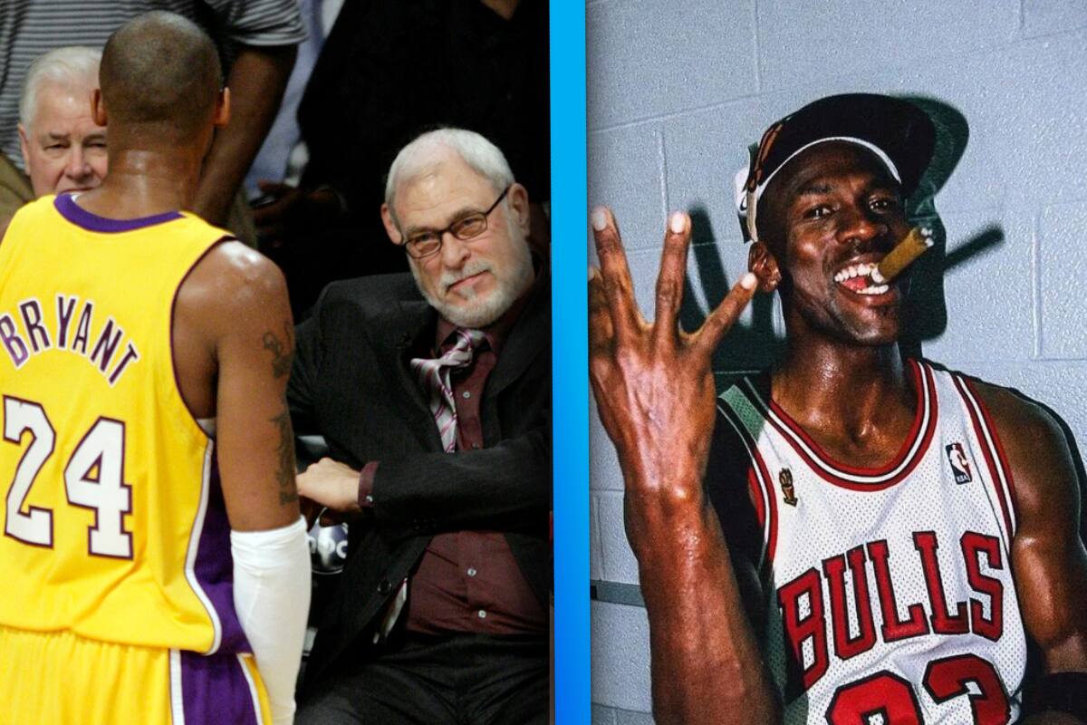 Phil Jackson revela en qué fue superior Kobe Bryant sobre Michael Jordan