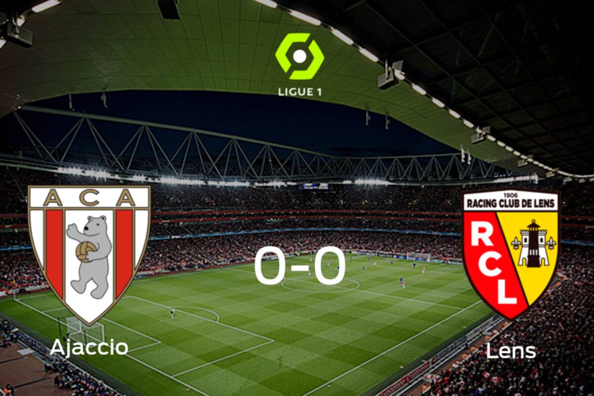 AC Ajaccio y Racing de Lens firman un empate sin goles (0-0)