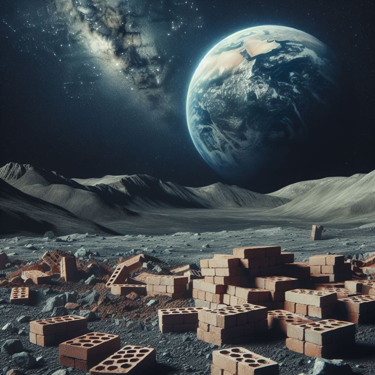 Ladrillos en la Luna