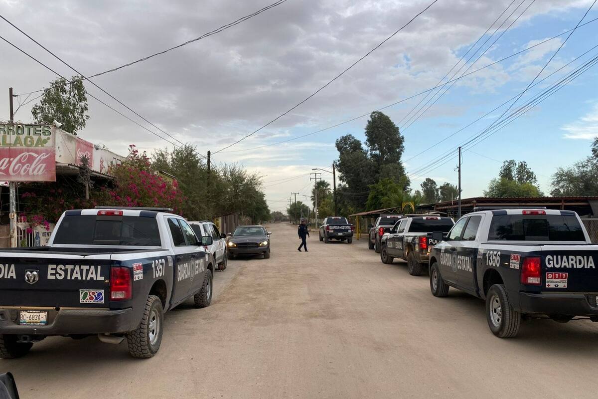 Realizan operativo estratégico en el Valle de Mexicali
