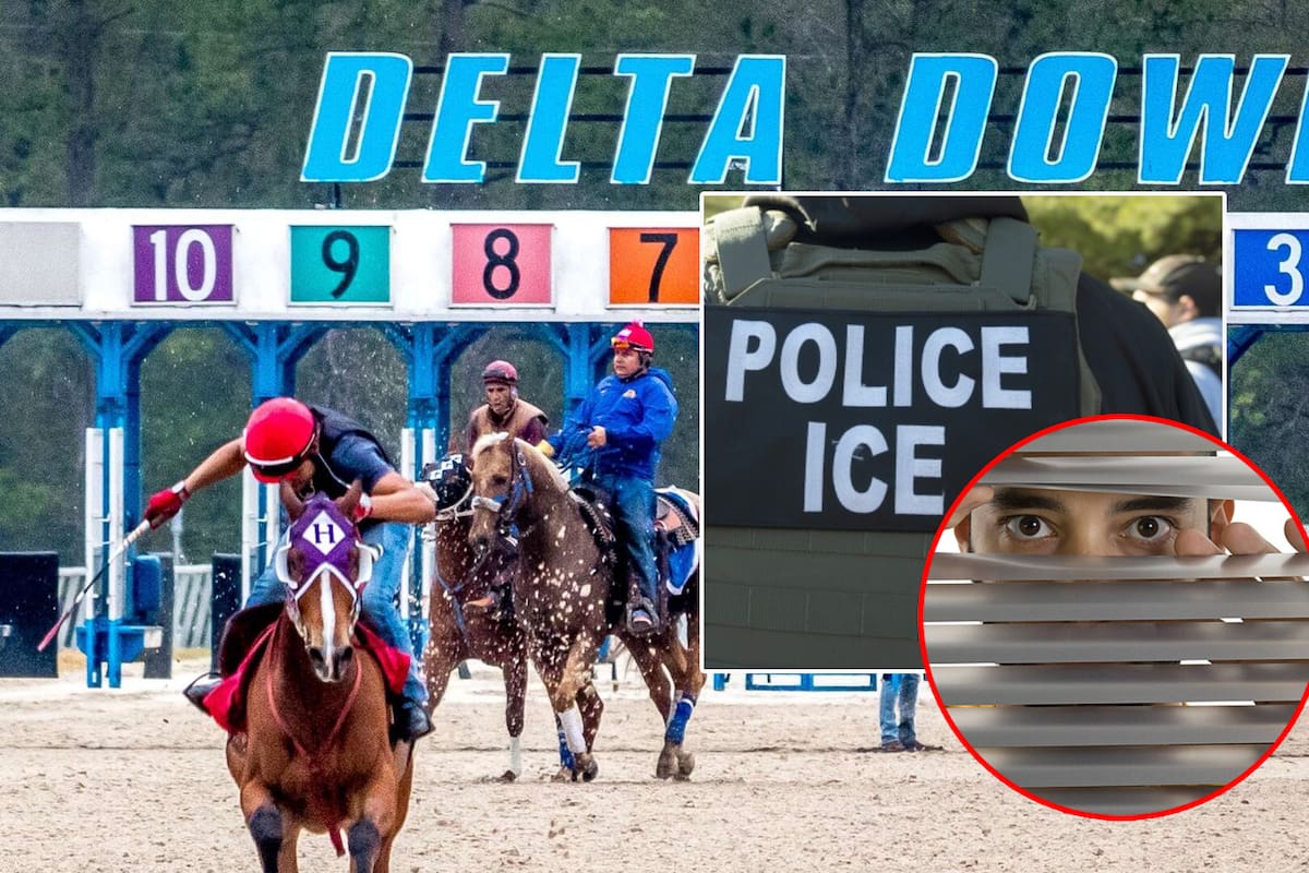 ICE llega a una carrera de caballos y se convierte en persecución de migrantes; detienen a más de 80, incluidos criminales