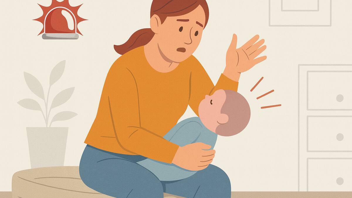 De esta forma podrías SALVAR la vida de tu bebé si se esta atragantando, según el ISSSTE